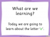 The Letter 'e' - EYFS Teaching Resources (slide 2/21)